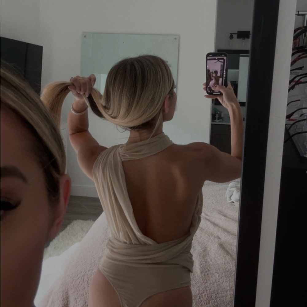 Cheyenne ecru gathered bodysuit - Picture 4 of 6